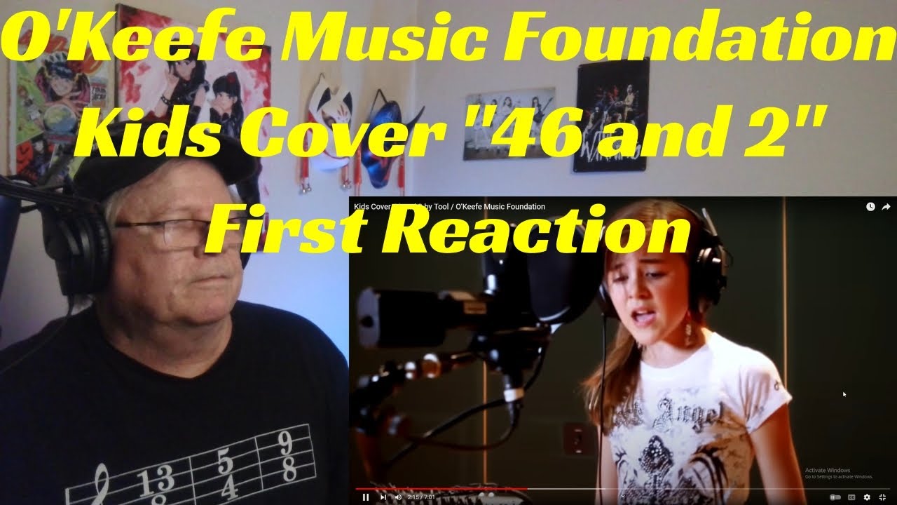 O'Keefe Music Foundation - Kids cover "46 and 2" by Tool - First Reaction