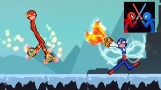 Story Mode | Spider Stickman Fighting - Supreme Warriors Gameplay screenshot 2