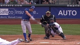 TEX@SEA: Murphy rips a two-run double to right field