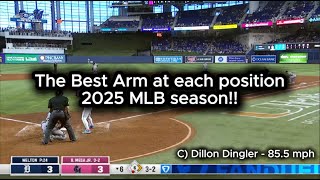 Mlb 2025 Best Arms At Each Position