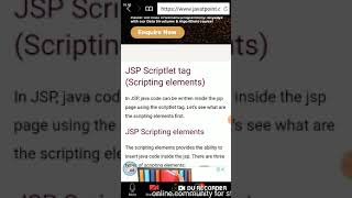 JSP scriptlet Tags