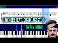 How to play IN MY MIND piano sheet tutorial