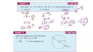 The Vector between two points