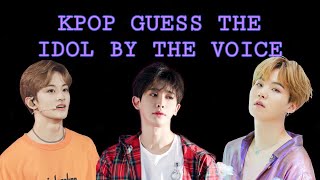 KPOP GUESS THE IDOL BY THE VOICE | KPOP GAME