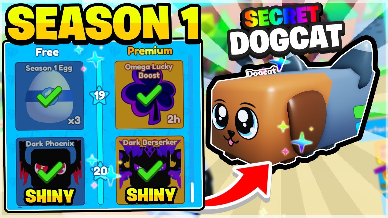 I COMPLETED SEASON 1 & GOT SECRET DOGCAT In Roblox Mining Simulator 2