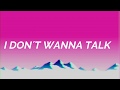 I don ́t wanna talk- AmPm ft. Nao Kawamura Sub español