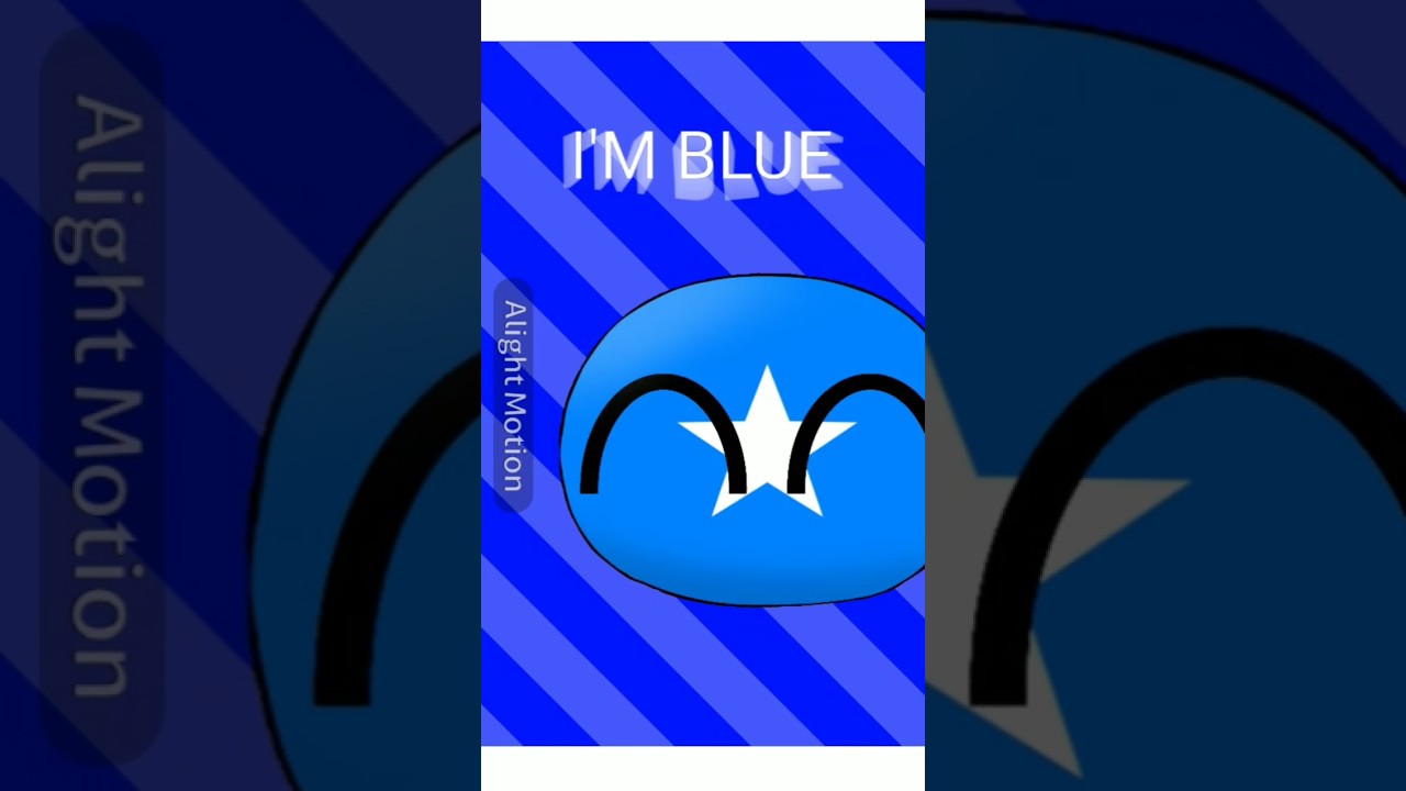 I'M BLUE Somali country Ball animation 