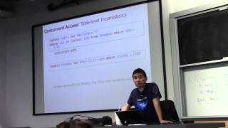 Database Systems (Spring 2016) Lecture 22