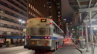 MTA Bus: Riding 2006 MCI D4500CL 3290 on QM4 to Manhattan