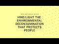 Hins light the environmental decontamination that protects people  dr michelle maclean
