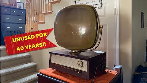 1958 Philco Predicta Holiday TV Assessment - Model 9L37 G4242