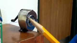 Classroom Friendly Supplies' pencil sharpener vs. the regular pencil sharpener
