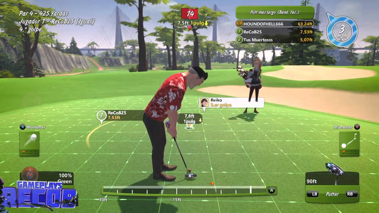 Power Star Golf XBOX ONE Free to Play | Gameplay Español - By ReCoB