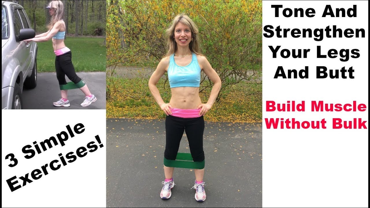 Tone Legs Thighs And Butt Fast Easy Band Workout Exercises Results Youtube