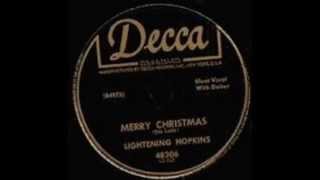 Lightnin' Hopkins - Merry Christmas chords