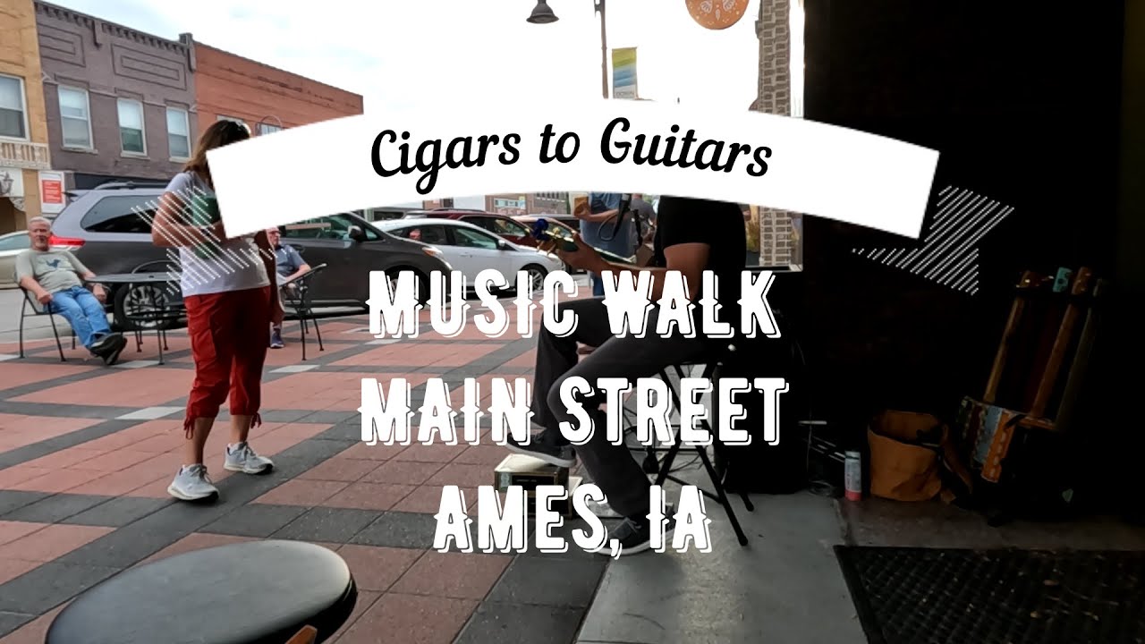 Downtown Ames, Iowa Music Walk 2025 - Cigar Box Guitar (CBG) Music (compilation)