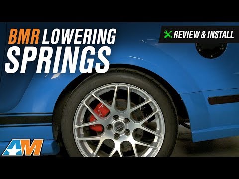2005-2014 Mustang (GT) BMR Lowering Springs - Drag Review & Install