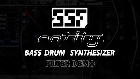SSF Entity Bass Drum Synth - Filter (F-MIX) Demo