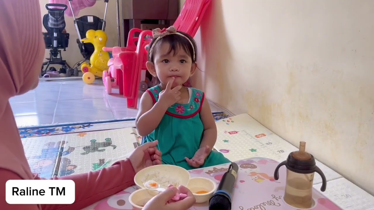 RALINE SAHUR KE SIANGAN DI TEMANI MAMA💚🤍