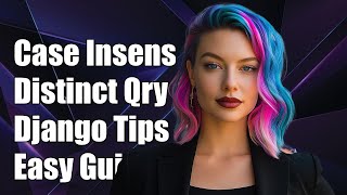 How to Perform Case Insensitive Distinct Queries in Django