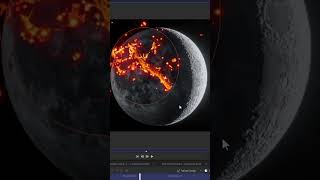 Moon Burning VFX Tutorial. (Learn VFX and grow your channel to over 190k subscribers in description)
