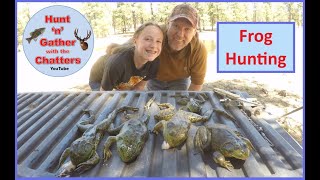 FROG HUNTING!!! (Air Gun, Not Gigging) ARIZONA. Catch-Clean-Cook. How to Clean Frogs - Frog Recipe screenshot 1