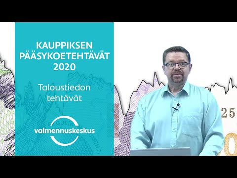 Video: Selvitys Ja Taloustiede: Neljä Tehtävää