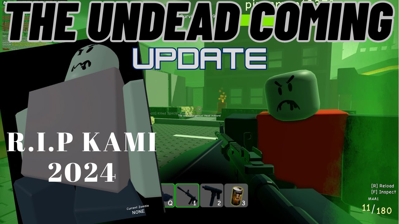 Roblox The Undead Coming: Armageddon Kami R.I.P and New Guns Update