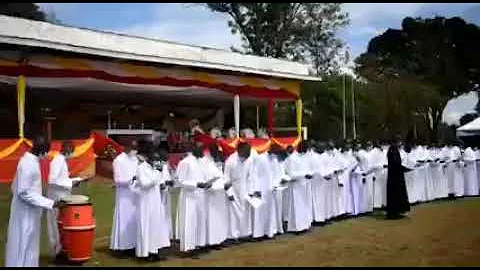 Wonderful Kikuyu Catholic Song by Nyeri major Seminarians during CWA visit to the Seminary