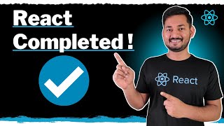 Congratulations🎉 We have Successfully Completed React | The Complete React Course screenshot 4