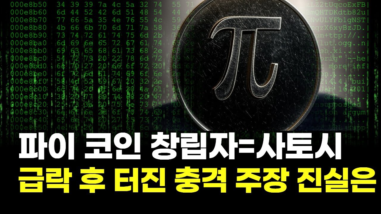 파이 코인 창립자=사토시…급락 후 터진 충격 주장 진실은