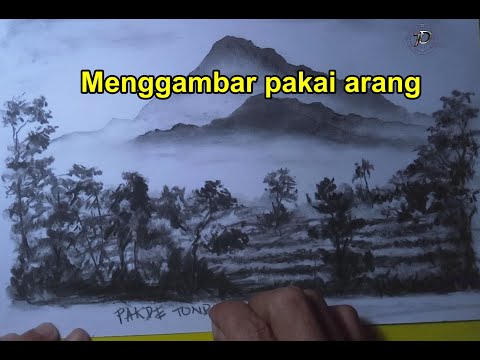 Video: Cara Menggambar Dengan Arang