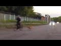 Перцовый баллончик против Собак -19 Перец. Pepper spray vs dogs. велосипедист #377