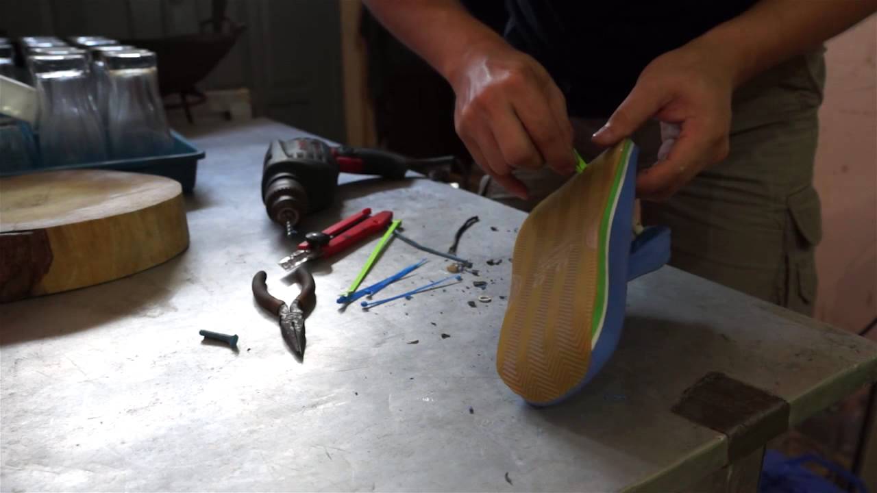 how to fix broken flip flop crocs  cara reparasi sandal  