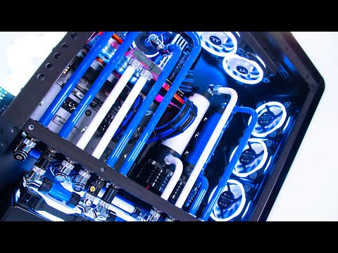 How i Built The ULTIMATE $5000 Custom Water Cooled Dual Loop Gaming PC Build - Time Lapse