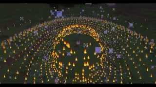 Minecraft particle effect | Dampened Radial Cosine Wave