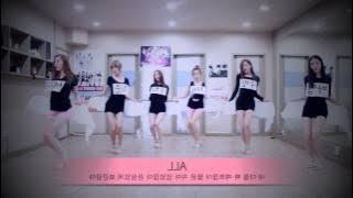 Dal★Shabet 'Be Ambitious' mirrored Dance Practice