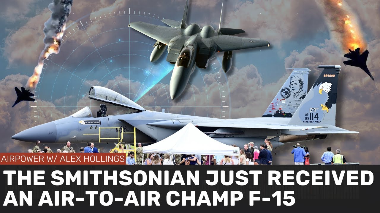 The Smithsonian just received a MiG-SLAYER F-15 Eagle