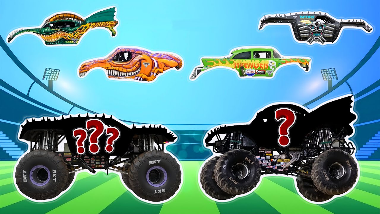 Looking for car body for Monster Truck, Dinosaur car, Shark car | Monster Car Animation