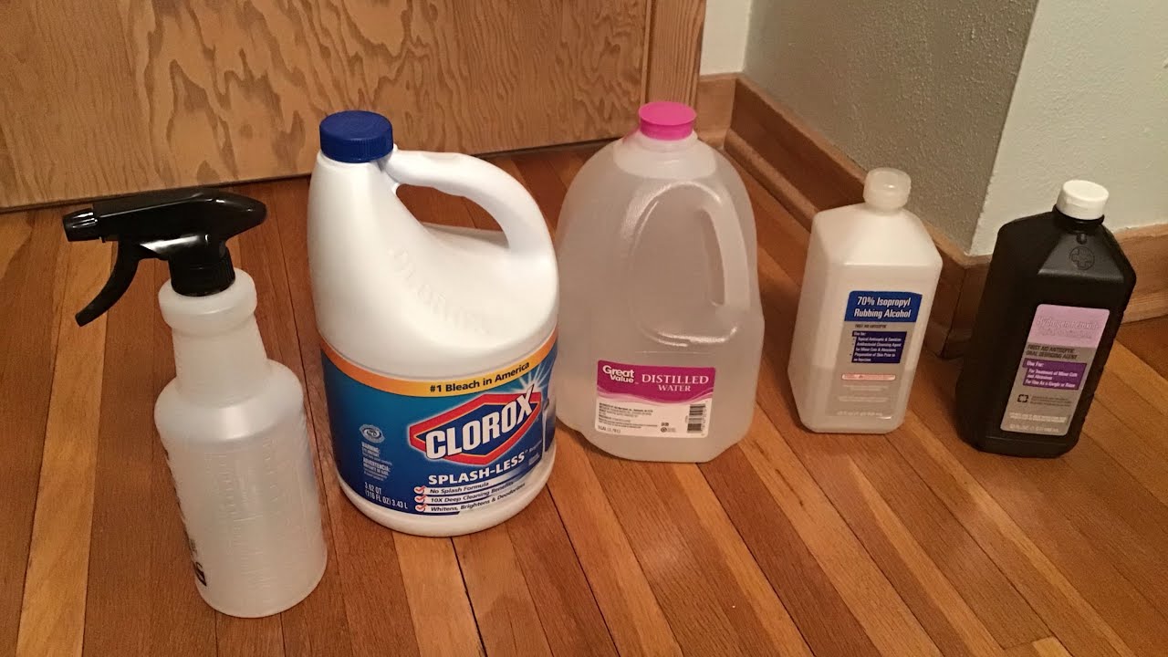 3 Simple Homemade Disinfectant Recipes YouTube