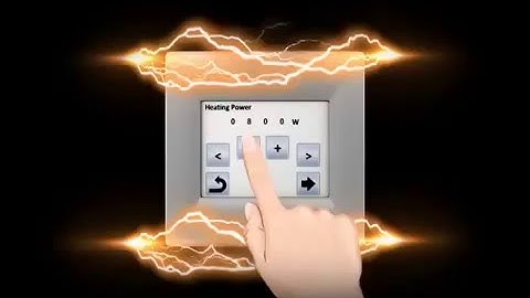 Touchscreen Floor Sensing Flexel Thermostat