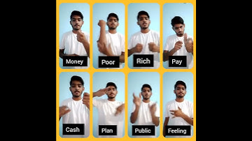 Learn basic world in english ISL