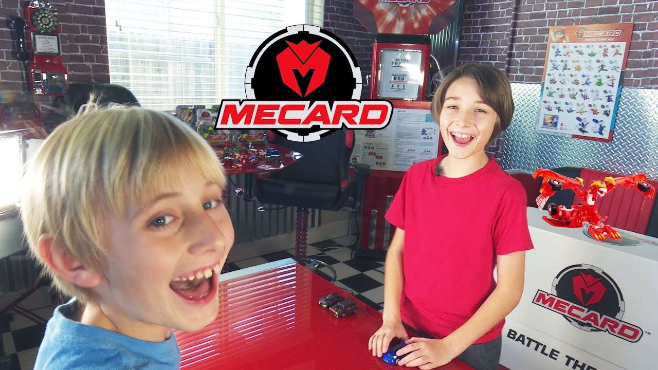 ⁣Mecard! The Ultimate Transforming Cars Battle Game! | Gabe and Garrett