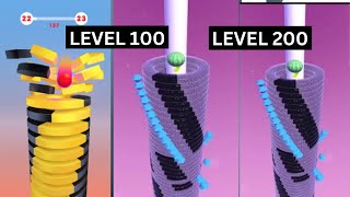 Stack Ball ASMR: Levels 100 to 200 | Ultimate Satisfying Gameplay