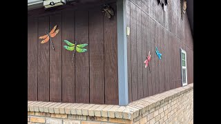 Dragonfly wall decor! Perfect for outdoors or indoors #ad