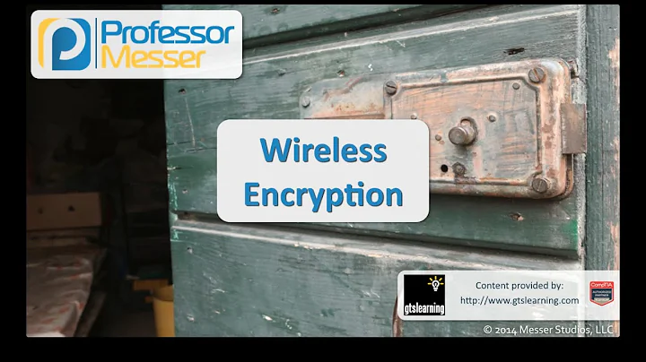 Wireless Encryption - CompTIA Security+ SY0-401: 1.5