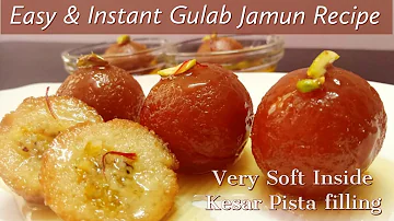 Gulab Jamun Recipe With Homemade Instant Mix | Soft and Perfect