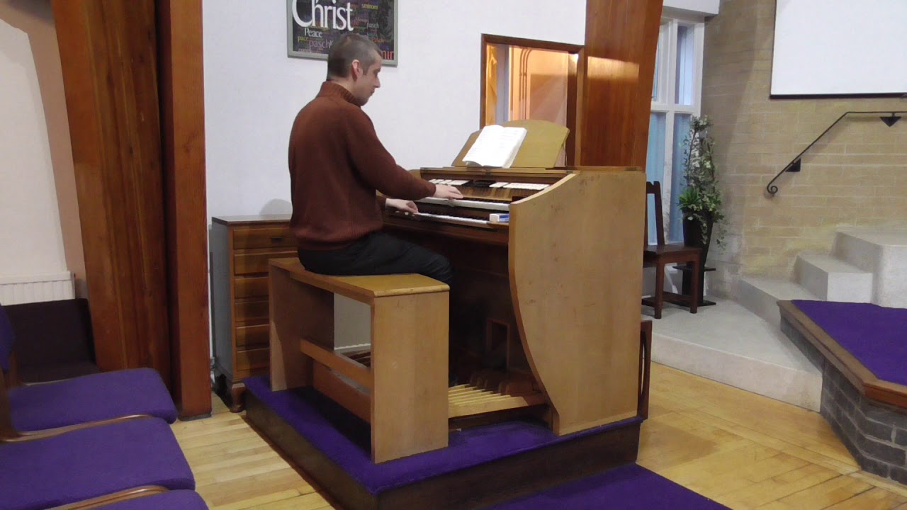 Compton CH2 electrone organ - demonstration of stops