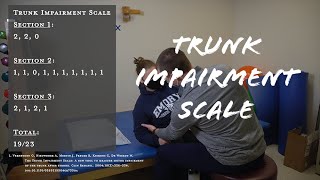 Trunk Impairment Scale