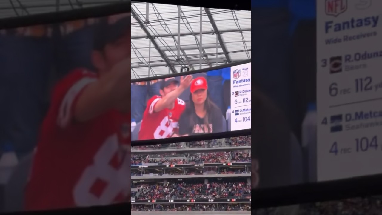 49ers fans leaving SoFi Stadium with another LOSS 🤣🤣 (via Pink Survivor/X) 